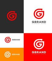g brev logotyp ikon varumärke identitet, g brev tecken symbol mall vektor