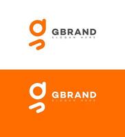 g brev logotyp ikon varumärke identitet, g brev tecken symbol mall vektor