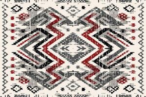 navajo Stammes- Vektor nahtlos Muster. einheimisch amerikanisch Ornament. ethnisch Süd Western Dekor Stil. Boho geometrisch Ornament. Vektor nahtlos Muster. Mexikaner Decke, Teppich. gewebte Teppich Illustration