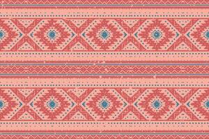 Ikat geometrische Verzierung mit Diamanten. ikkat. nahtloses Muster. aztekischer Stil. Stammes-ethnische Vektortextur. Volksstickerei, indisch, skandinavisch, Zigeuner, mexikanisch, afrikanischer Teppich, Tapete. vektor