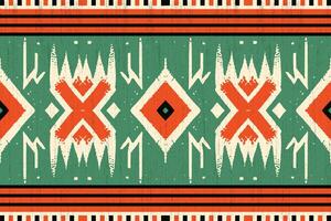 navajo Stammes- Vektor nahtlos Muster. einheimisch amerikanisch Ornament. ethnisch Süd Western Dekor Stil. Boho geometrisch Ornament. Vektor nahtlos Muster. Mexikaner Decke, Teppich. gewebte Teppich Illustration