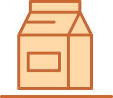 Vektorsymbol Milchflasche vektor