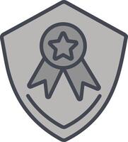 Medaille Schutz Vektor Symbol