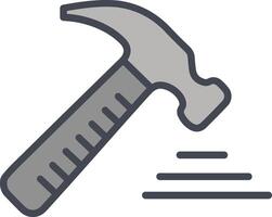 Hammer Werkzeug Vektor Symbol
