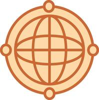 weltweit Netz Vektor Symbol