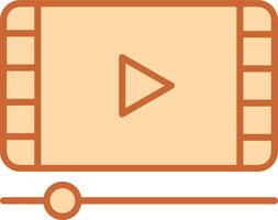 Video und Animation Vektor Symbol