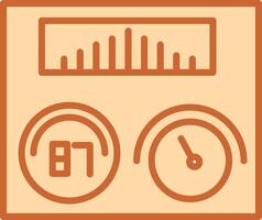 Thermoregulator-Vektorsymbol vektor