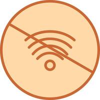 kein WLAN-Vektorsymbol vektor