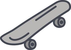 Skateboard-Vektor-Symbol vektor