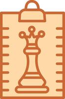 Zwischenablage Schach Vektor Symbol