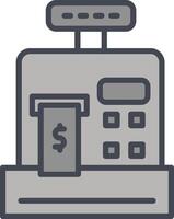 Vektorsymbol für Geldautomaten vektor