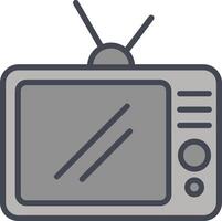 Vektorsymbol für Fernseher vektor