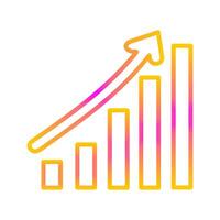 Statistik-Vektorsymbol vektor