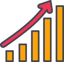 Statistik-Vektorsymbol vektor