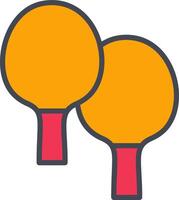 Ping-Pong-Vektor-Symbol vektor