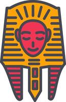 egyptisk ansikte vektor ikon