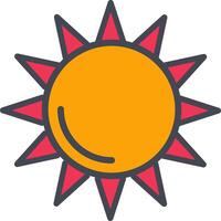 Sonne ich Vektor Symbol