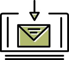 Mail herunterladen Vektor Symbol