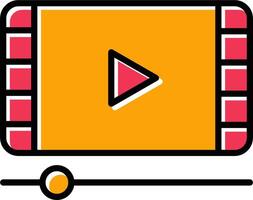 Video und Animation Vektor Symbol