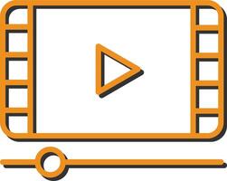 Video und Animation Vektor Symbol