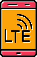 lte vektor ikon