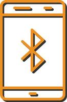 Bluetooth-Vektor-Symbol vektor