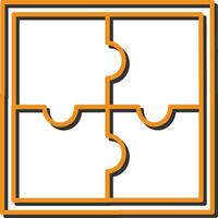 Puzzle-Vektor-Symbol vektor