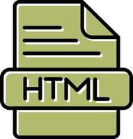 HTML-Vektorsymbol vektor