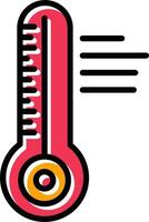 Symbol für Temperaturvektor vektor