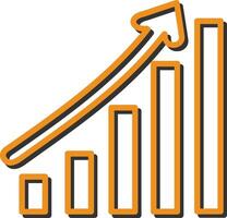 Statistik-Vektorsymbol vektor