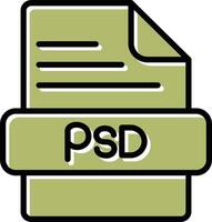 PSD-Vektorsymbol vektor