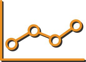 Statistik-Vektorsymbol vektor