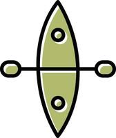 Kajak-Vektor-Symbol vektor