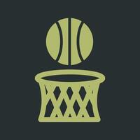 Basketball-Vektor-Symbol vektor