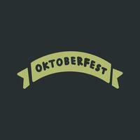 Oktoberfest-Banner-Vektor-Symbol vektor