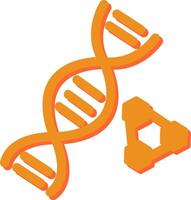 DNA-Vektor-Symbol vektor