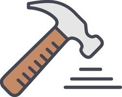 hammare verktyg vektor ikon