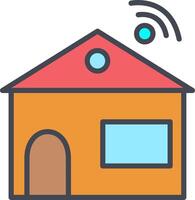 Smart-Home-Vektorsymbol vektor