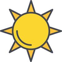 Sonne ii Vektor Symbol