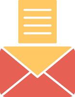 Vektorsymbol für E-Mail-Dokumente vektor