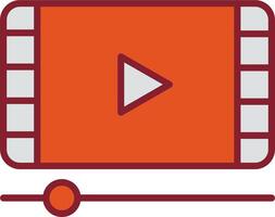 Video und Animation Vektor Symbol