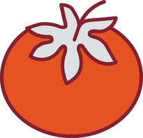 Symbol für Tomatenvektor vektor