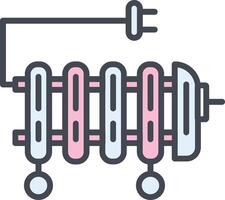 Vektorsymbol für Ölheizung vektor