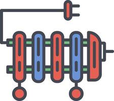 Vektorsymbol für Ölheizung vektor