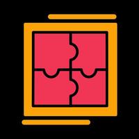 Puzzle-Vektor-Symbol vektor