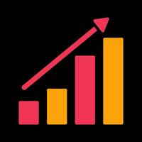 Statistik-Vektorsymbol vektor