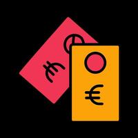 Euro-Tag-Vektor-Symbol vektor