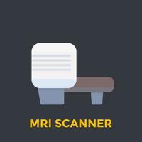 MRT-Scanner-Symbol vektor