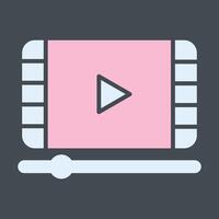 Video und Animation Vektor Symbol