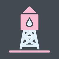 vatten torn vektor ikon